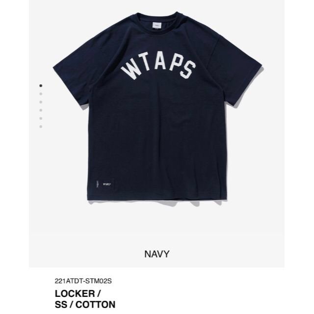 NAVY S 22SS WTAPS LOCKER / SS / COTTON