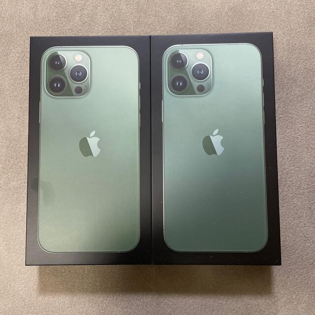 2台セット iPhone13 pro 256GB simフリー green 緑