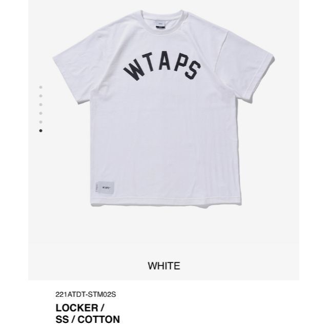Tシャツ/カットソー(半袖/袖なし) W)taps - WHITE L 22SS WTAPS LOCKER / SS / COTTON