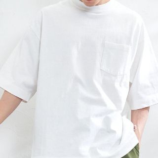 コーエン(coen)の【未使用】coen クルーネックTシャツ　Mサイズ　ホワイト(Tシャツ/カットソー(半袖/袖なし))