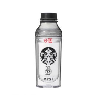 スターバックスコーヒー(Starbucks Coffee)のダブルウォールサニーボトルブラック FRGMT MYST 473ml✖️6(容器)