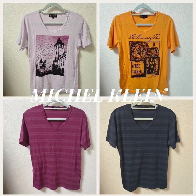 MICHEL KLEIN(ミッシェルクラン)のMICHEL KLEIN メンズ Tシャツ メンズのトップス(Tシャツ/カットソー(半袖/袖なし))の商品写真