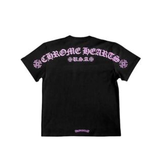 クロムハーツ(Chrome Hearts)の新作　クロムハーツ PPO マッティボーイ 半袖 Ｔシャツ ブラック×ピンク(Tシャツ/カットソー(半袖/袖なし))