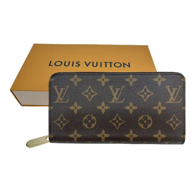 未使用品！LV【ルイ ヴィトン】M41894 モノグラム ジッピ―ウォレット