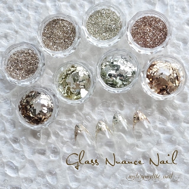 New♪Glass Nuance Nail 出来ちゃうset コスメ/美容のネイル(ネイル用品)の商品写真