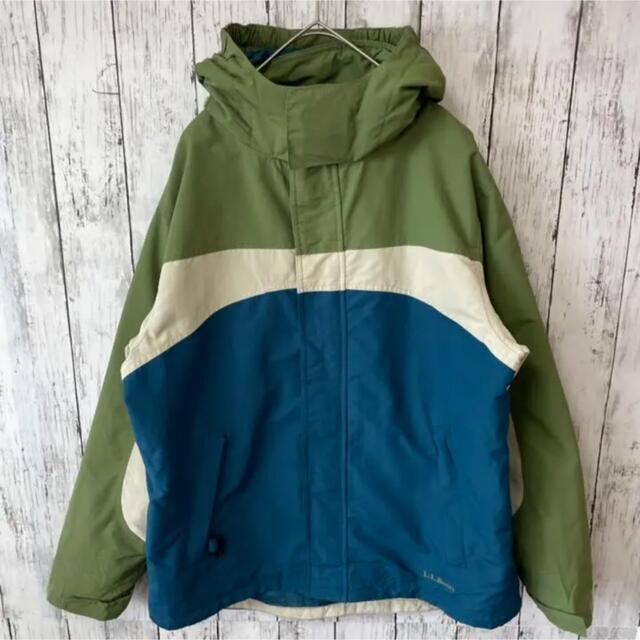 ★希少★激レア★多機能★L.L.Bean ナイロン フリース アースカラー