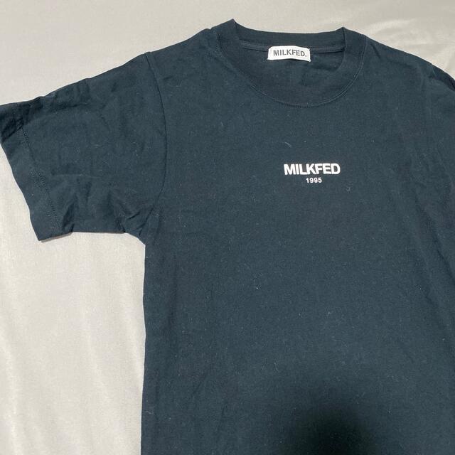 MILKFED.(ミルクフェド)のMILKFED  黒Tシャツ レディースのトップス(Tシャツ(半袖/袖なし))の商品写真