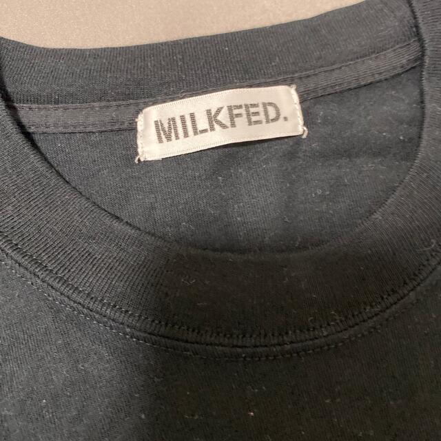 MILKFED.(ミルクフェド)のMILKFED  黒Tシャツ レディースのトップス(Tシャツ(半袖/袖なし))の商品写真