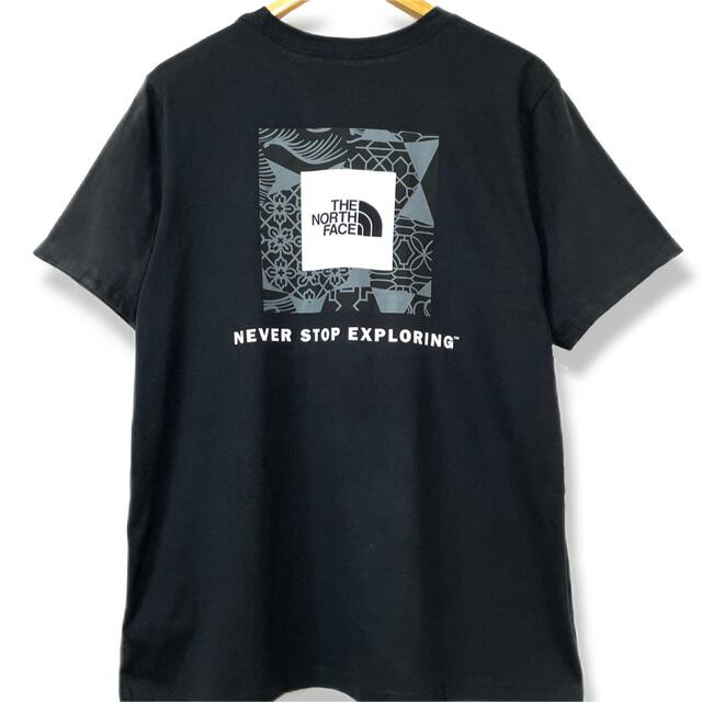 THE NORTH FACE(ザノースフェイス)のありさん専用 ♪ 新品 ノースフェイス BOX Tシャツ 黒  レディース L レディースのトップス(Tシャツ(半袖/袖なし))の商品写真