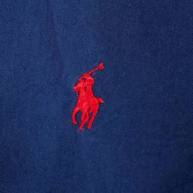 Ralph Lauren(ラルフローレン)のj74 US古着 ラルフローレン BD長袖シャツ BLAKE 刺繍ロゴ 無地 メンズのトップス(シャツ)の商品写真