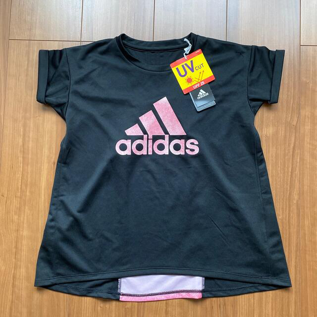 adidas(アディダス)のsa様 adidas Tシャツ130cm & JENNI 中綿コート キッズ/ベビー/マタニティのキッズ服女の子用(90cm~)(Tシャツ/カットソー)の商品写真