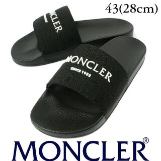 MONCLER モンクレール サンダル EU43(28cm位) 黒
