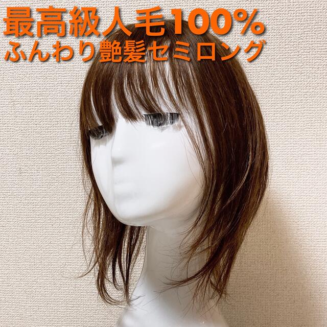 税込?送料無料】 レミー人毛100% 総手植え地肌つむじ✨艶髪 山本彩