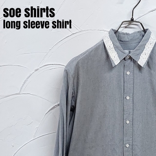 ソーイ(SOE)のsoe shirts/ソーイ シャツ 花柄 刺繍 長袖 シャツ(シャツ)