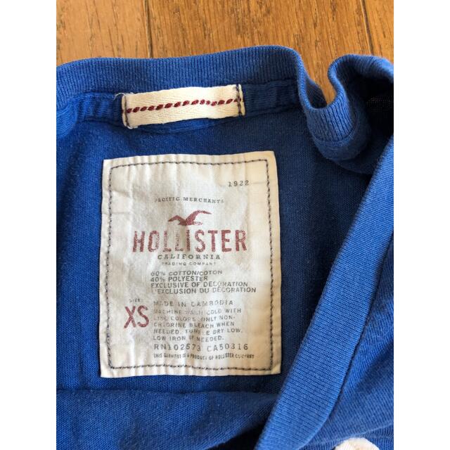 Hollister(ホリスター)のTシャツ　xs キッズ/ベビー/マタニティのキッズ服女の子用(90cm~)(Tシャツ/カットソー)の商品写真