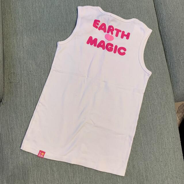 EARTHMAGIC(アースマジック)のEarth Magic シャツ キッズ/ベビー/マタニティのキッズ服女の子用(90cm~)(Tシャツ/カットソー)の商品写真