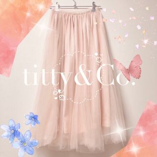 ティティアンドコー(titty&co)のtitty&Co.♡チュールスカート(ロングスカート)