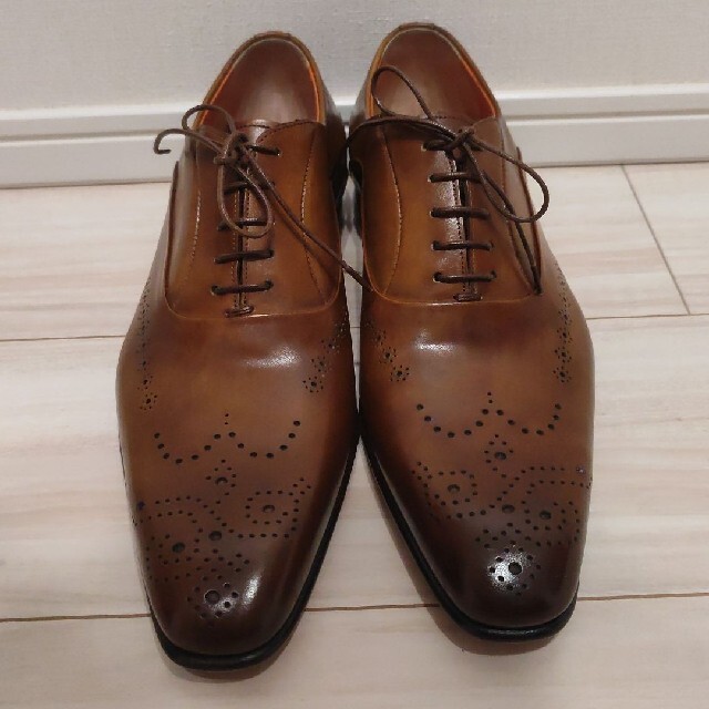 Santoni - サントーニ 革靴 未使用 6.5 日本26.0 定価10万の通販 by