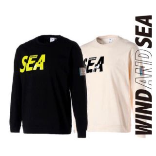 ウィンダンシー(WIND AND SEA)のPUMA x WIND AND SEA LS TEE BLACK ロンＴ XL(Tシャツ/カットソー(七分/長袖))