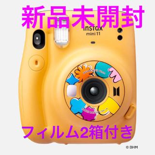 フジフイルム(富士フイルム)のBTS Butter チェキinstax mini 11 & フィルム2箱(アイドルグッズ)