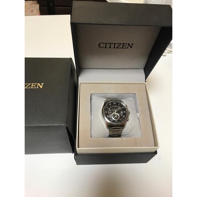  海外ブランド  CITIZEN エコドライブ　クロノ　電波　ソーラー 希少　極美品　CITIZEN - 腕時計(アナログ)