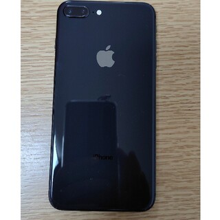 アイフォーン(iPhone)のiPhone8プラス　ブラック(スマートフォン本体)