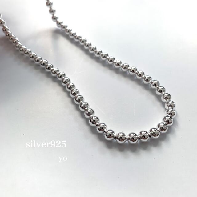 TODAYFUL(トゥデイフル)のsilver925  ナバホパール　ボールチェーンネックレス レディースのアクセサリー(ネックレス)の商品写真