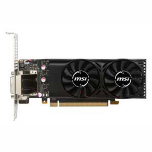 MSI GeForce GTX 1050 Ti 4GT LP スマホ/家電/カメラのPC/タブレット(PC周辺機器)の商品写真