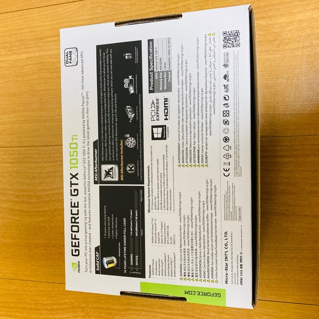 MSI GeForce GTX 1050 Ti 4GT LP スマホ/家電/カメラのPC/タブレット(PC周辺機器)の商品写真