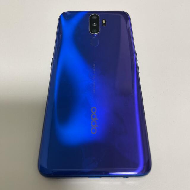 【値下げ！】OPPO A5 2020 ブルー アンドロイドスマートフォン