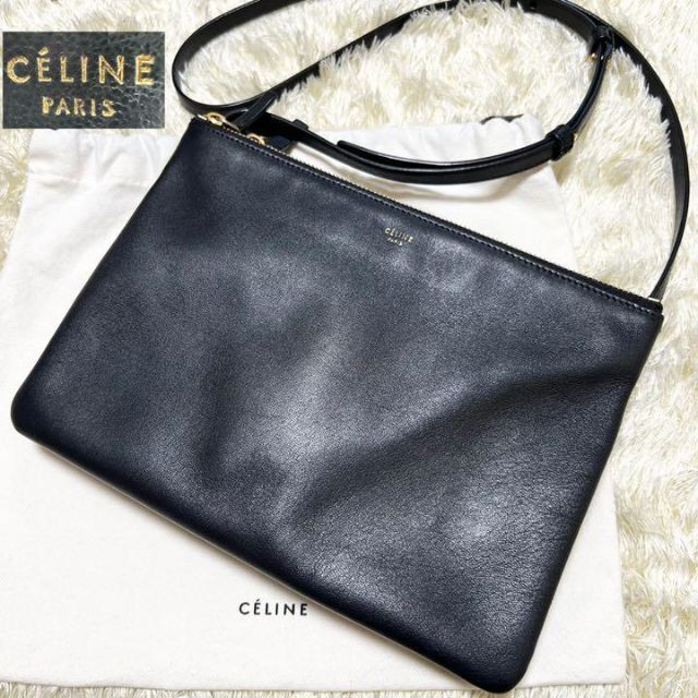 夏セール開催中 MAX80%OFF！ celine 【美品】セリーヌ トリオ ラージ