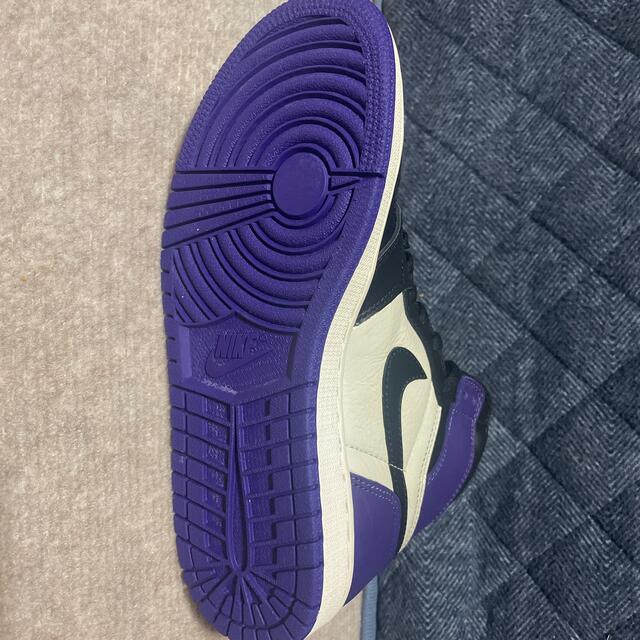 NIKE(ナイキ)のNIKE AIR JORDAN 1 COURT PURPLE 25cm メンズの靴/シューズ(スニーカー)の商品写真