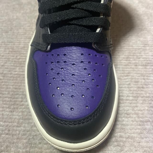 NIKE(ナイキ)のNIKE AIR JORDAN 1 COURT PURPLE 25cm メンズの靴/シューズ(スニーカー)の商品写真