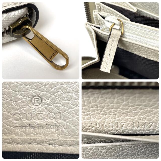 Gucci - 【極上美品】GUCCI グッチ プリント ラウンドファスナー 長