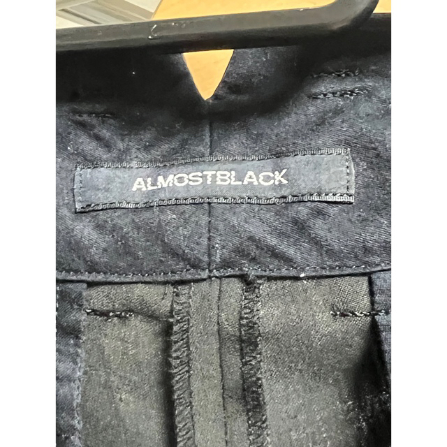 Yohji Yamamoto(ヨウジヤマモト)のAlmostblack オールモストブラック 18ss ジップ セットアップ メンズのジャケット/アウター(テーラードジャケット)の商品写真