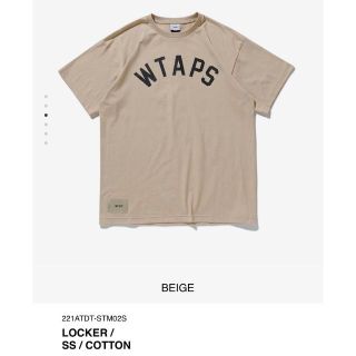 ダブルタップス(W)taps)のBEIGE XL 22SS WTAPS LOCKER / SS / COTTON(Tシャツ/カットソー(半袖/袖なし))