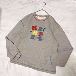 スウェット ロンT ミキハウス 刺繍 キャラクター 激レア オシャレ