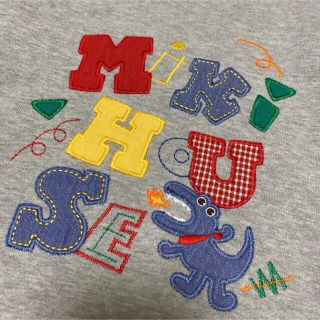 スウェット ロンT ミキハウス 刺繍 キャラクター 激レア オシャレ
