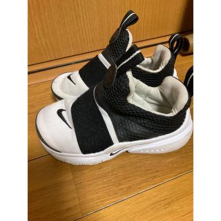 ナイキ(NIKE)のNIKE ナイキ プレスト エクストリームホワイトブラックPS キッズ　14cm(スニーカー)