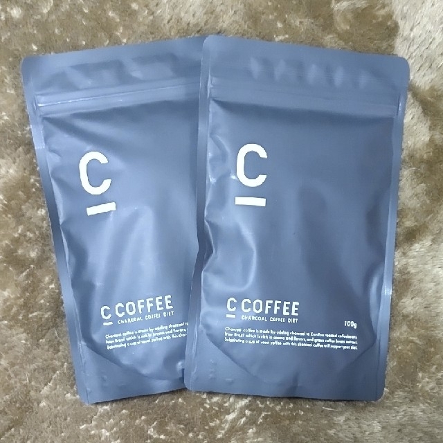 新品　未開封　即日発送可　C COFFEE　100g　2袋 コスメ/美容のダイエット(ダイエット食品)の商品写真