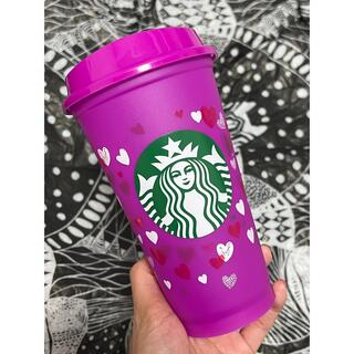 Starbucks Coffee - レア　海外限定　完売　バレンタイン　カラーチェンジ　リユーザブルカップ