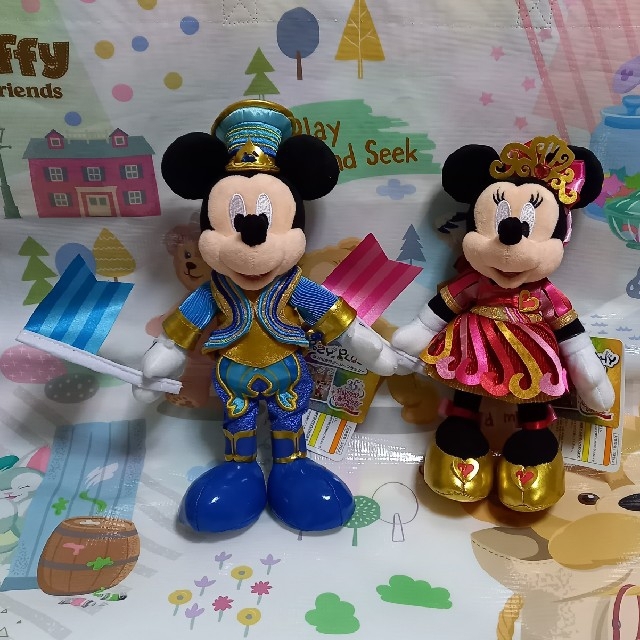 ディズニーランド　35周年　ミッキー　ミニー　ぬいぐるみ　ポージープラッシー