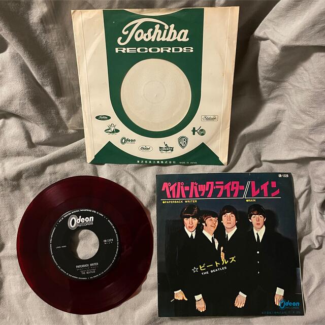 THE BEATLES ペイパーバックライター/レイン 赤盤 7インチ 55%以上