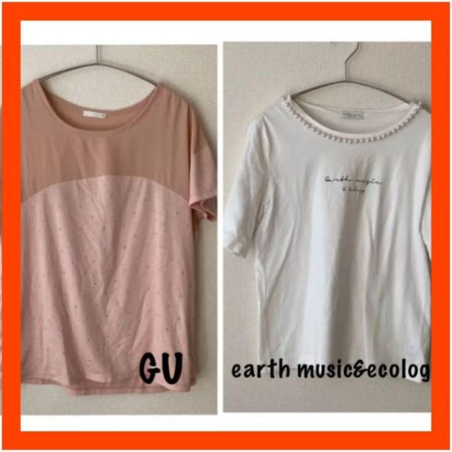 GU(ジーユー)のGU　他Tシャツ カットソー トップス レディースのトップス(Tシャツ(半袖/袖なし))の商品写真