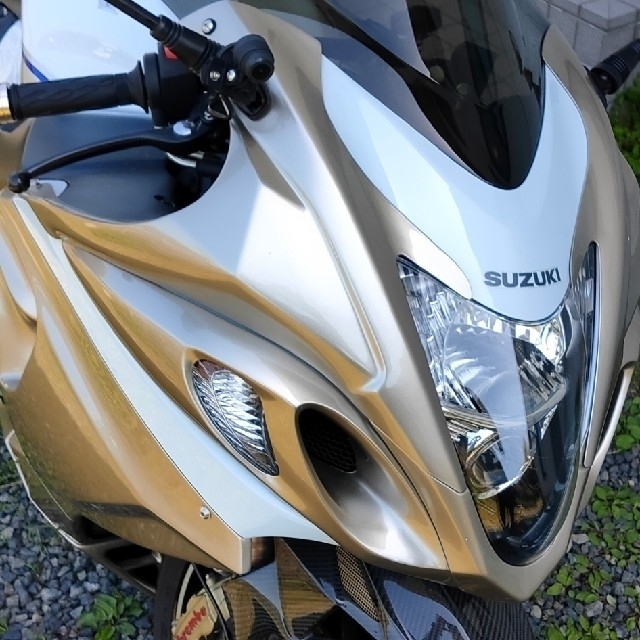 黒魔テック ナックルカバー チンスポイラー ダクトカバー gsx1300r 自動車/バイクのバイク(パーツ)の商品写真