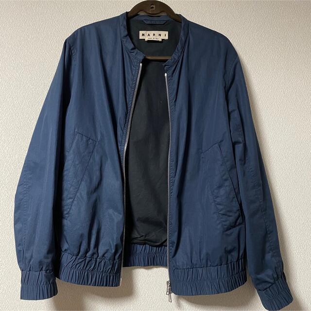 送料無料/即納】 MARNI マルニ ノーカラー中綿入りブルゾン ブラック 送料無料/即納】 MARNI マルニ ノーカラー中綿入りブルゾン ブラック