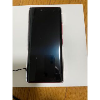 ラクテン(Rakuten)の楽天ハンド Rakuten Hand RED ケース付き(スマートフォン本体)