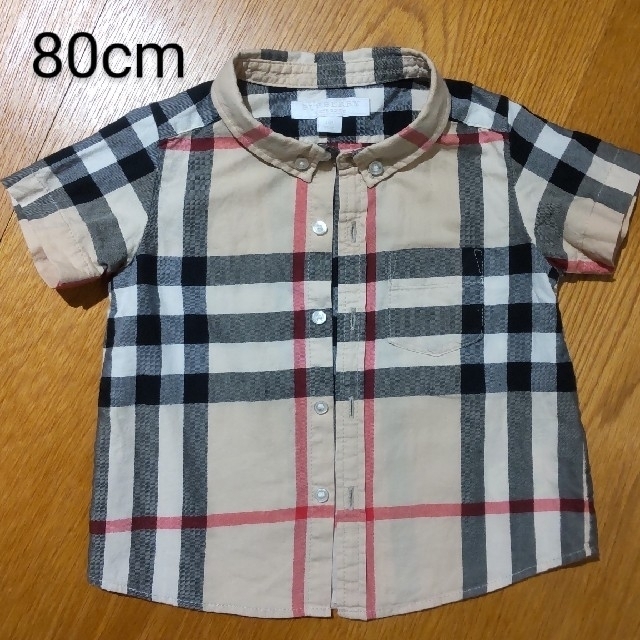 BURBERRY(バーバリー)のバーバリー BURBERRY  子供服 半袖シャツ キッズ/ベビー/マタニティのベビー服(~85cm)(シャツ/カットソー)の商品写真