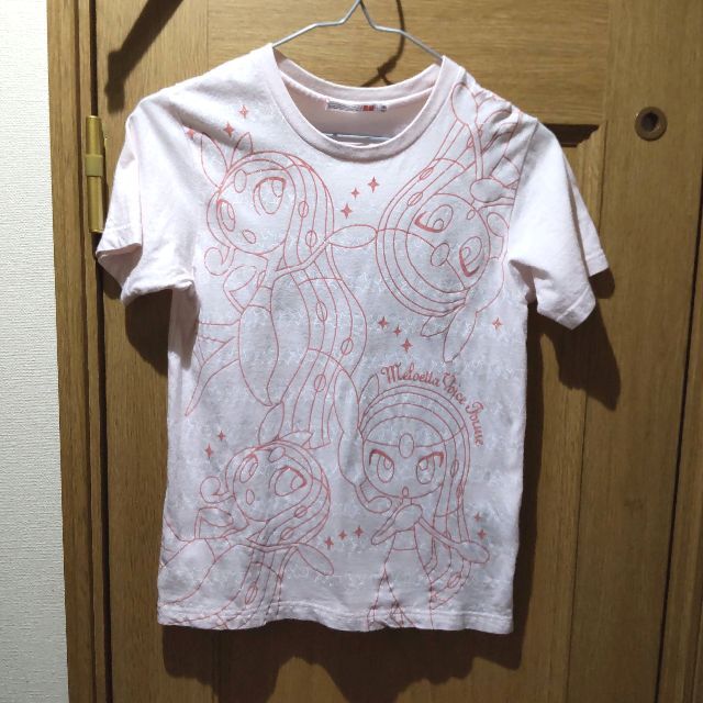 ポケモン(ポケモン)のポケモン　メロエッタのＴシャツ　サイズ140 キッズ/ベビー/マタニティのキッズ服女の子用(90cm~)(Tシャツ/カットソー)の商品写真