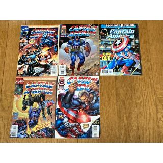 マーベル(MARVEL)の【Captain America】キャプテン・アメリカ コミック洋書5冊(アメコミ/海外作品)